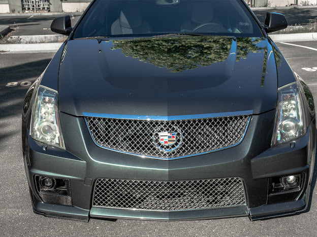 2009-15 CADILLAC CTS-V V2 |FACTORY STYLE FRONT LIP SPLITTER GROUND EFFECTS